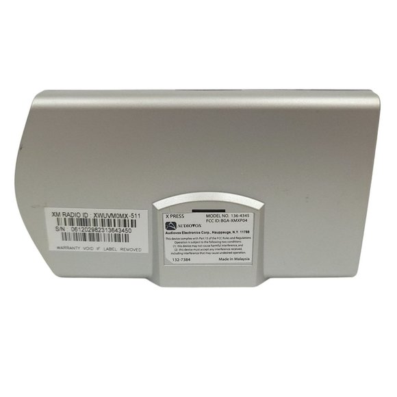 XM Xpress XMCK-10A Plug & Play Satellite Radio Car Kit UNTESTED NO POWER ADAPTER - Picture 3 of 10